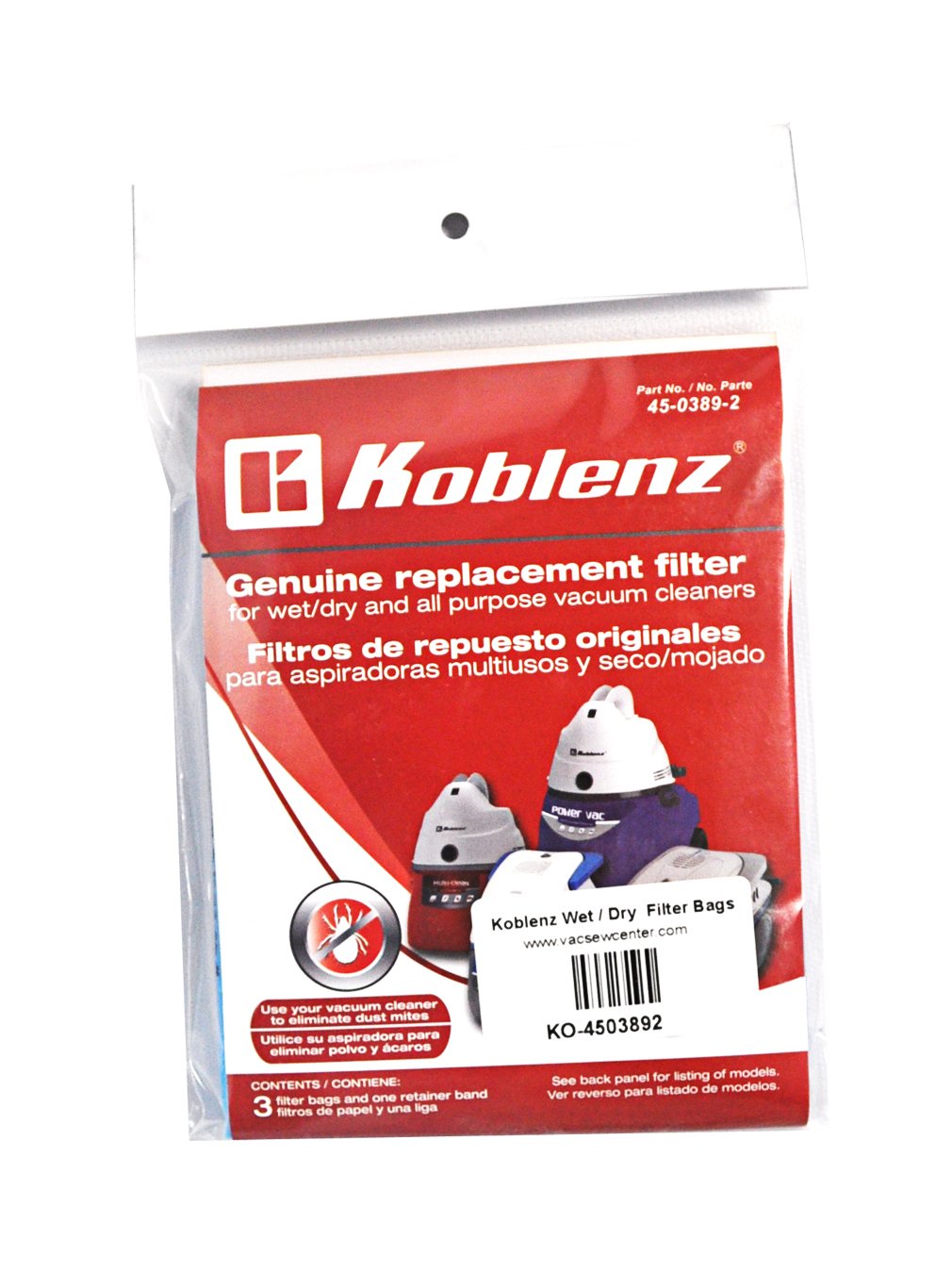 Koblenz Wet/Dry Vacuum Cleaner Filter Bags for Heavy Duty Cleaning and Maintenance
| Koblenz Wet/Dry Vacuum Cleaner Fil
