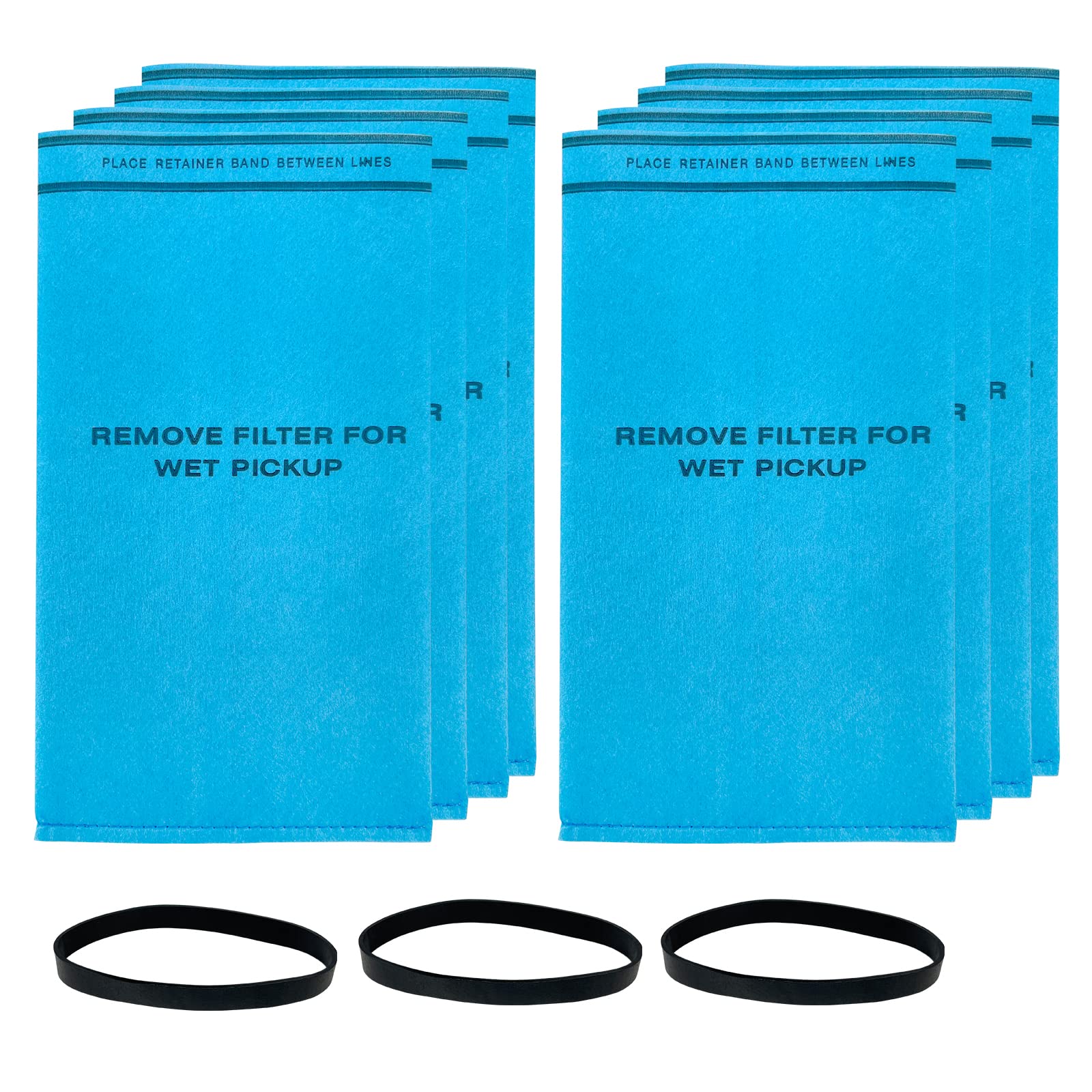  8 Pack Wet Dry Filter Bags for Workshop WS01025F2, Craftsman 9-38737, MultiFit VF2000, Select 2-1/2 to 5-Gallon Shop Va